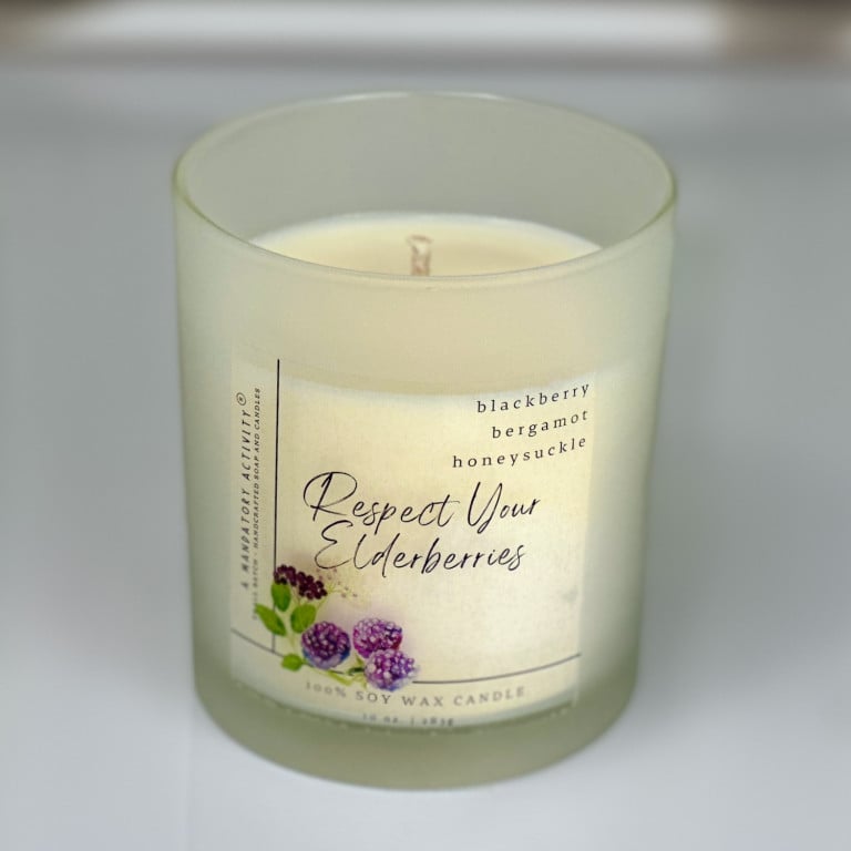 Respect Your Elderberries Soy Candle
