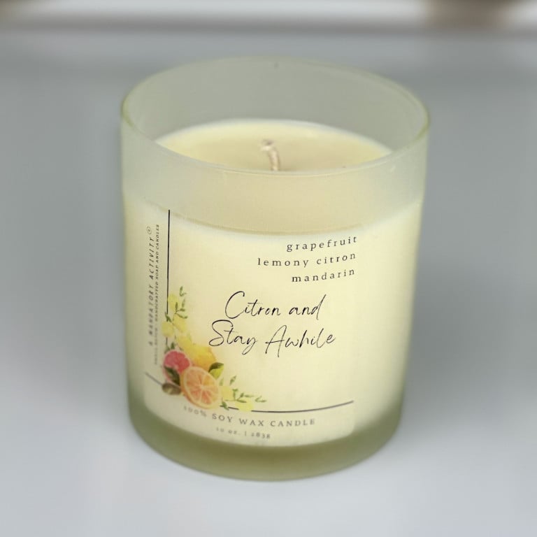 Citron and Stay Awhile Soy Candle