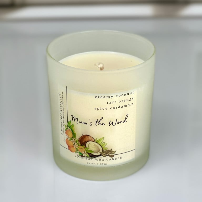 Mum's the Word Soy Candle